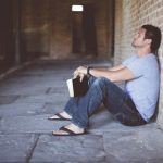 Christian counseling man with Bible